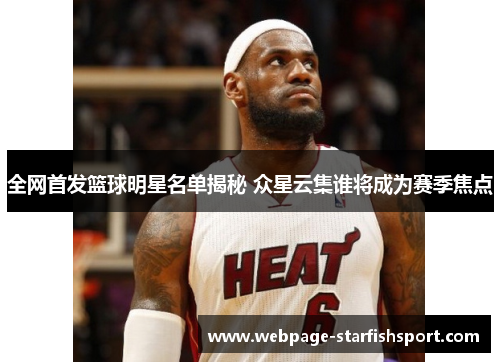 全网首发篮球明星名单揭秘 众星云集谁将成为赛季焦点